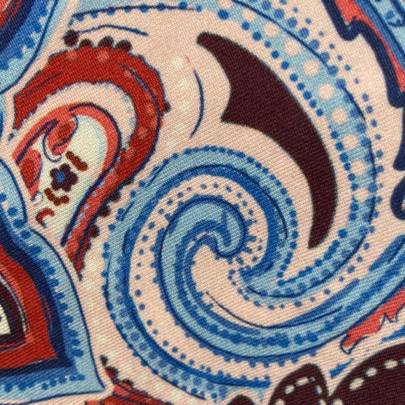 Becca Handkerchief Paisley Unique Tankini Swimsuit Top - Picture 8 of 11